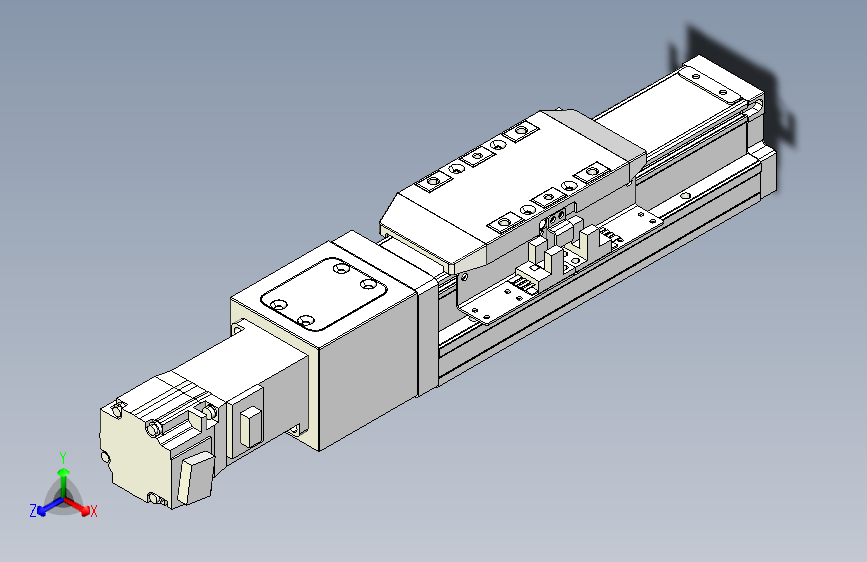 TPA GCR系列滚珠丝杠直线轴内置导轨-TPA-GCR-50-1210C-L50-M-M10-N3