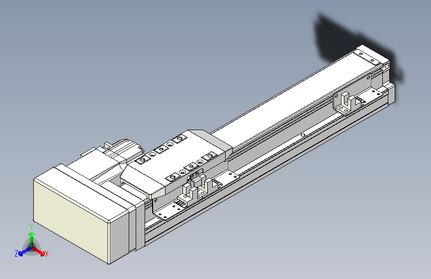 TPA GCR系列滚珠丝杠直线轴内置导轨-TPA-GCR-50-1210C-L200-MR-M10-N3
