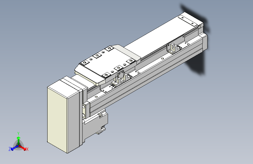 TPA GCR系列滚珠丝杠直线轴内置导轨-TPA-GCR-80-1610C-L150-MP-M40-N3