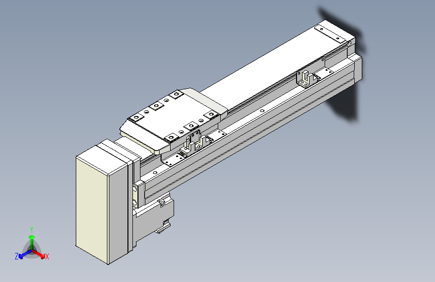 TPA GCR系列滚珠丝杠直线轴内置导轨-TPA-GCR-80-1610C-L200-MP-M40-N3