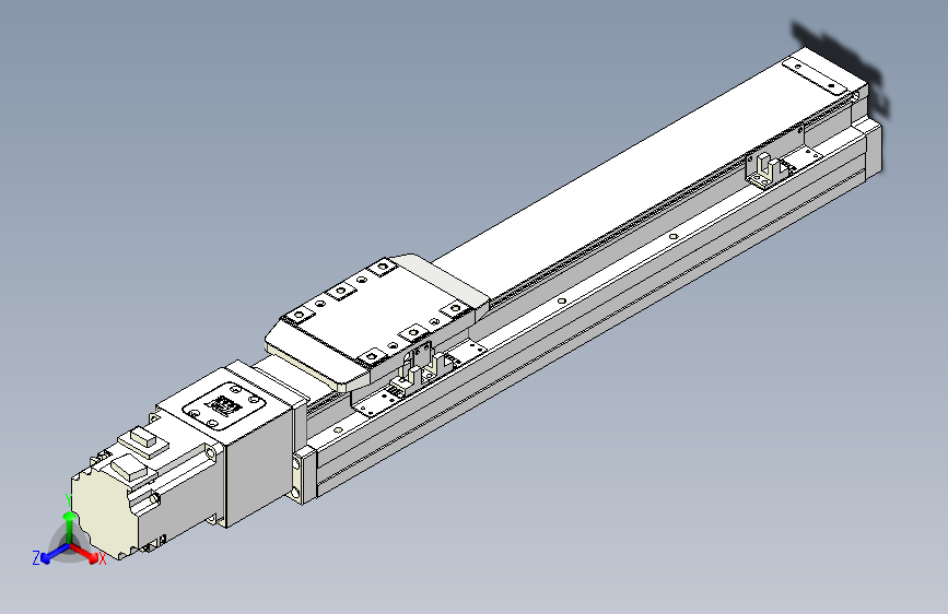 TPA GCR系列滚珠丝杠直线轴内置导轨-TPA-GCR-80-1610C-L300-M-M40-N3