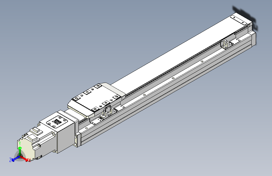TPA GCR系列滚珠丝杠直线轴内置导轨-TPA-GCR-80-1610C-L400-M-M40-N3