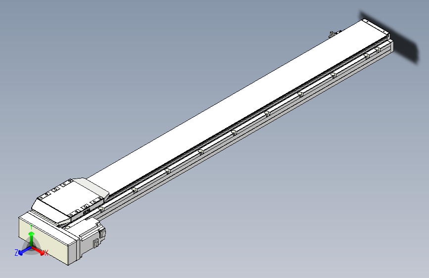 TPA GCR系列滚珠丝杠直线轴内置导轨-TPA-GCR-150-2010C-L1250-ML-M75-N3 主视图