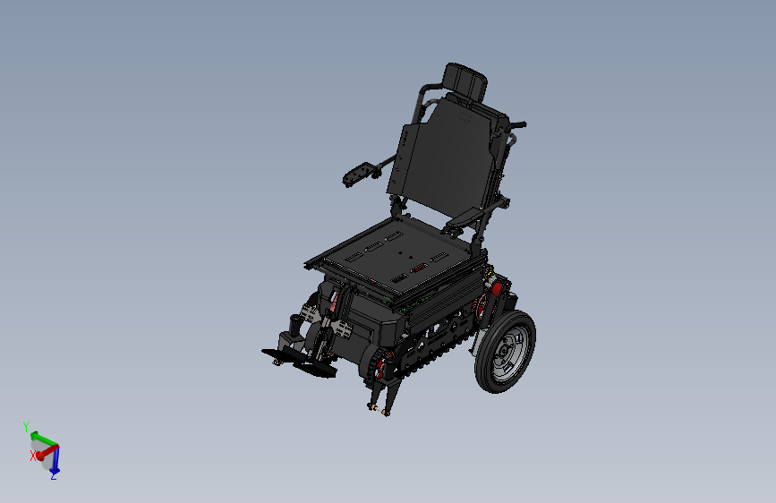 电动轮椅模型