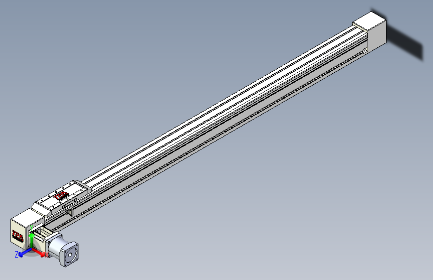TPA OCB系列伺服电机集成皮带传动直线执行器-TPA-OCB-60-140-L1150-DR-J60-N3