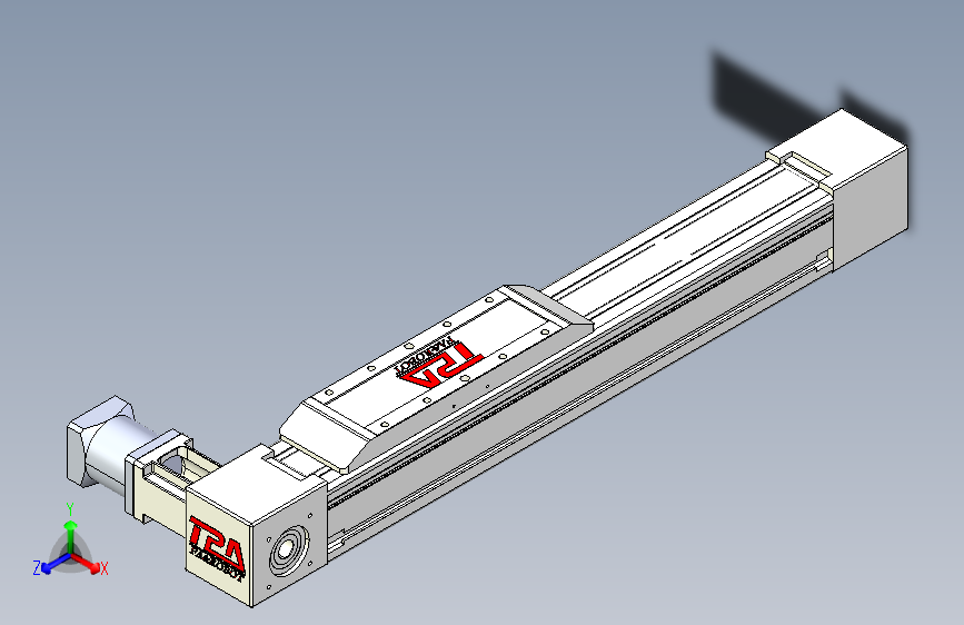 TPA OCB系列伺服电机集成皮带传动直线执行器-TPA-OCB-80-140-L250-DL-J60-N3