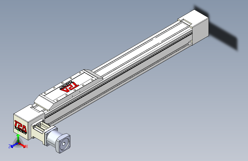 TPA OCB系列伺服电机集成皮带传动直线执行器-TPA-OCB-80-140-L450-DR-J60-N3