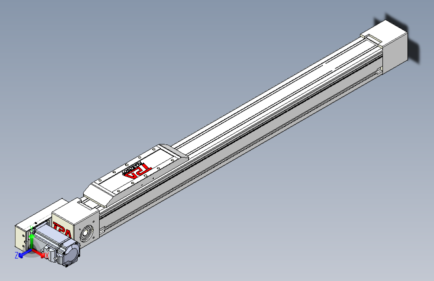 TPA OCB系列伺服电机集成皮带传动直线执行器-TPA-OCB-80-140-L650-ML-P40-N3