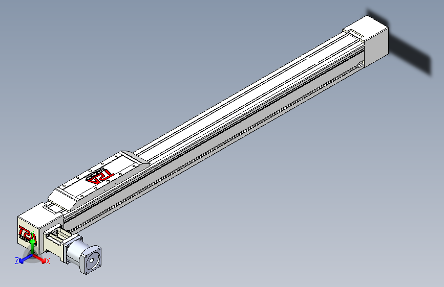 TPA OCB系列伺服电机集成皮带传动直线执行器-TPA-OCB-80-140-L750-DR-J60-N3