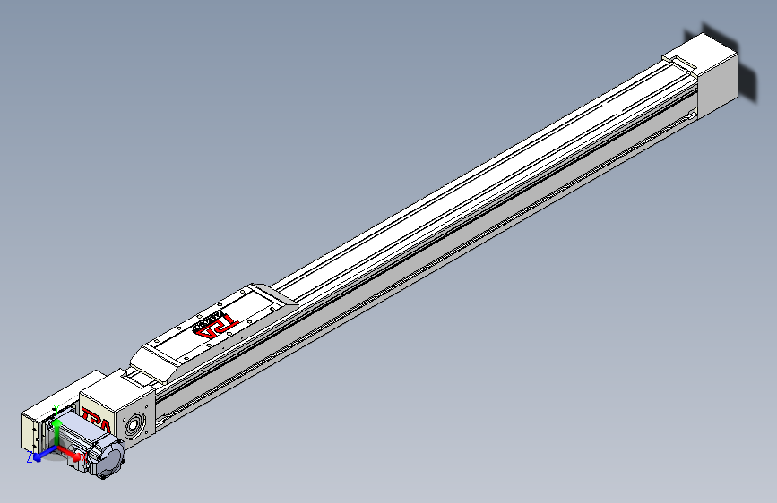 TPA OCB系列伺服电机集成皮带传动直线执行器-TPA-OCB-80-140-L850-ML-P40-N3