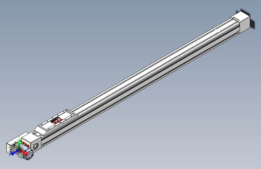 TPA OCB系列伺服电机集成皮带传动直线执行器-TPA-OCB-80-140-L1350-ML-P40-N3