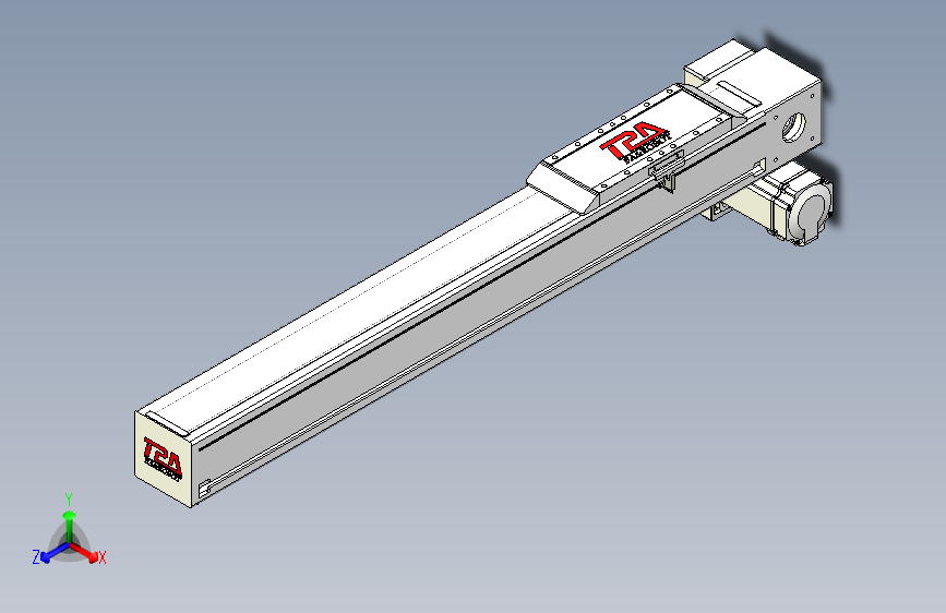 TPA OCB系列伺服电机集成皮带传动直线执行器-TPA-OCB-100-192-L550-RP-P75-N3