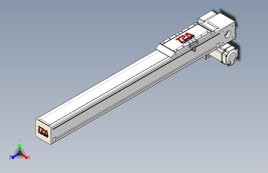 TPA OCB系列伺服电机集成皮带传动直线执行器-TPA-OCB-100-192-L650-RP-P75-N3