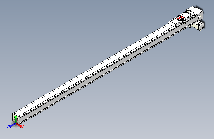 TPA OCB系列伺服电机集成皮带传动直线执行器-TPA-OCB-100-192-L2150-RP-P75-N3
