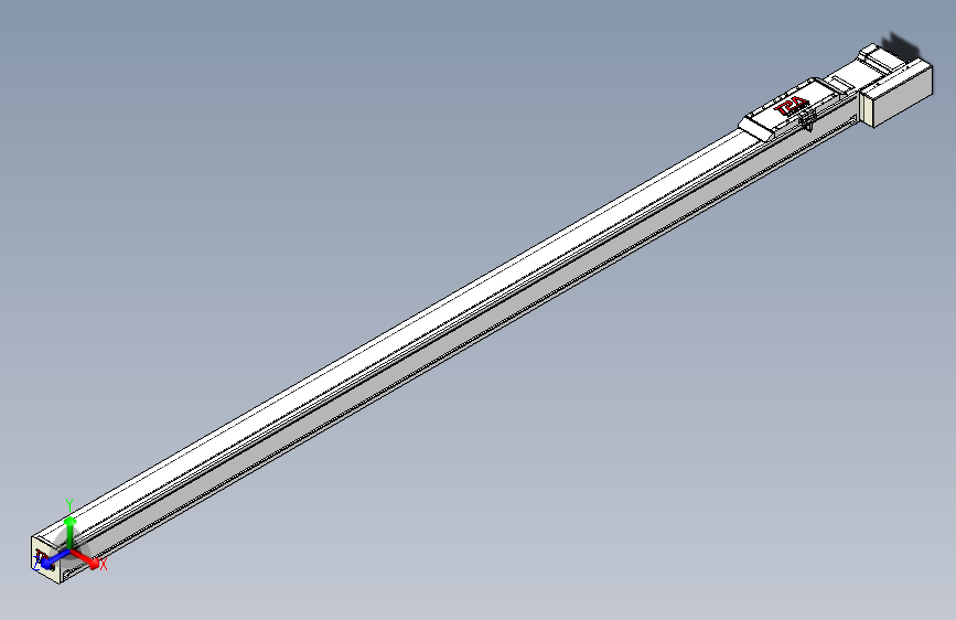 TPA OCB系列伺服电机集成皮带传动直线执行器-TPA-OCB-100-192-L2350-ML-P75N3