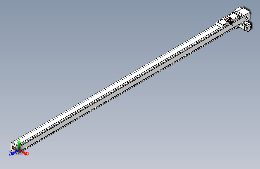 TPA OCB系列伺服电机集成皮带传动直线执行器-TPA-OCB-100-192-L2850-RP-P75-N3