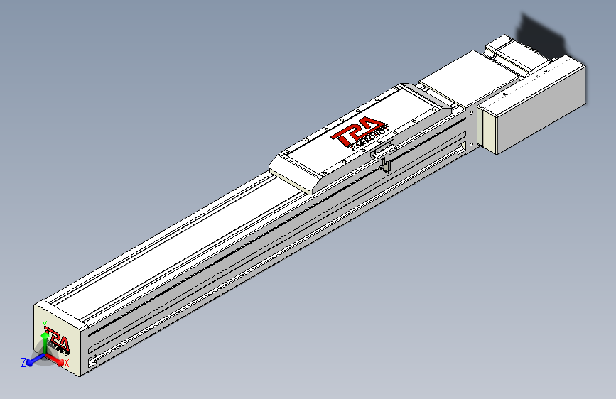 TPA OCB系列伺服电机集成皮带传动直线执行器-TPA-OCB-120-224-L450-ML-P75-N3