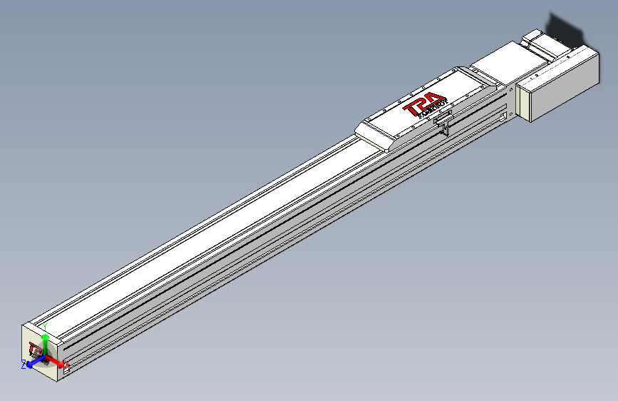 TPA OCB系列伺服电机集成皮带传动直线执行器-TPA-OCB-120-224-L950-ML-P75-N3