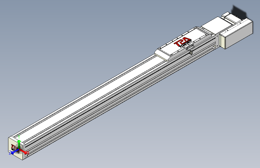TPA OCB系列伺服电机集成皮带传动直线执行器-TPA-OCB-120-224-L1050-ML-P75-N3
