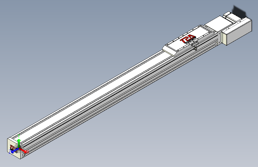TPA OCB系列伺服电机集成皮带传动直线执行器-TPA-OCB-120-224-L1250-ML-P75-N3