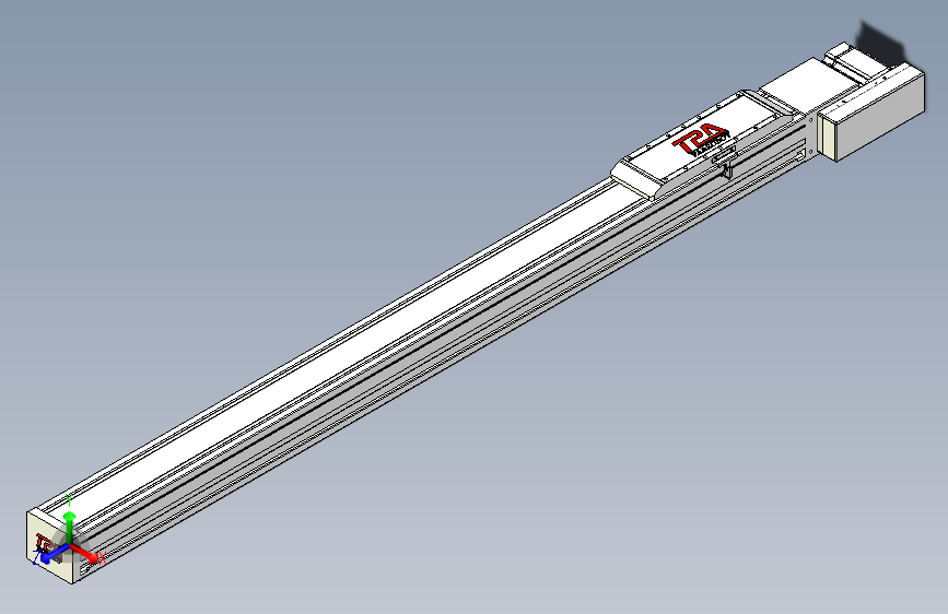 TPA OCB系列伺服电机集成皮带传动直线执行器-TPA-OCB-120-224-L1350-ML-P75-N3