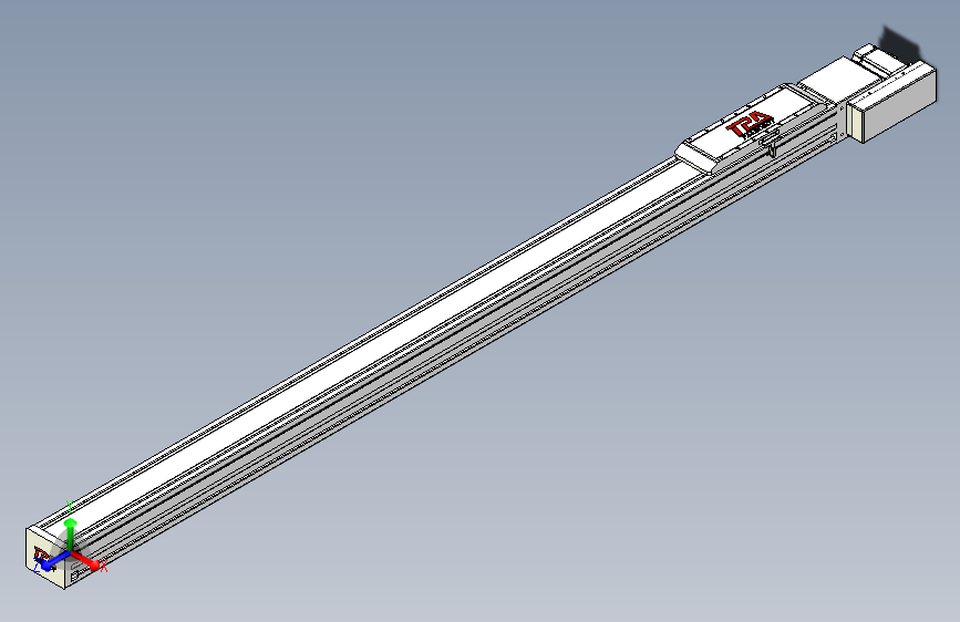 TPA OCB系列伺服电机集成皮带传动直线执行器-TPA-OCB-120-224-L1850-ML-P75-N3