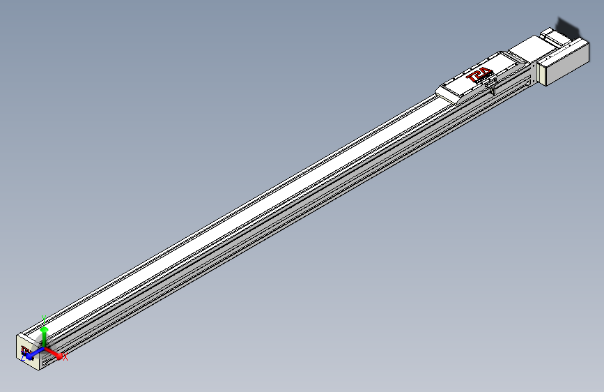 TPA OCB系列伺服电机集成皮带传动直线执行器-TPA-OCB-120-224-L2050-ML-P75-N3