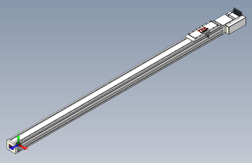 TPA OCB系列伺服电机集成皮带传动直线执行器-TPA-OCB-120-224-L2250-ML-P75-N3