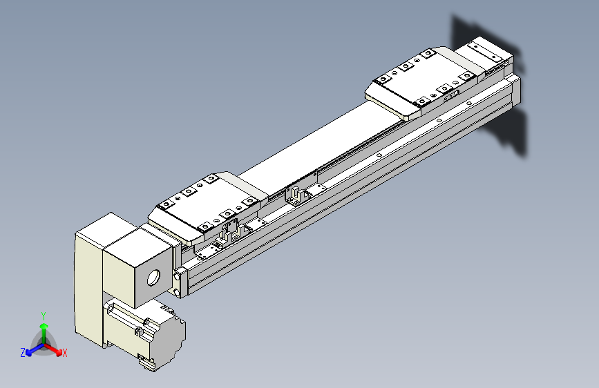 TPA GCBS系列带式直线轴双滑块型-TPA-GCBS-80-P60-L100-LP-M20-N3