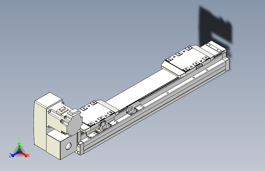 TPA GCBS系列带式直线轴双滑块型-TPA-GCBS-80-P60-L100-LU-M20-N3