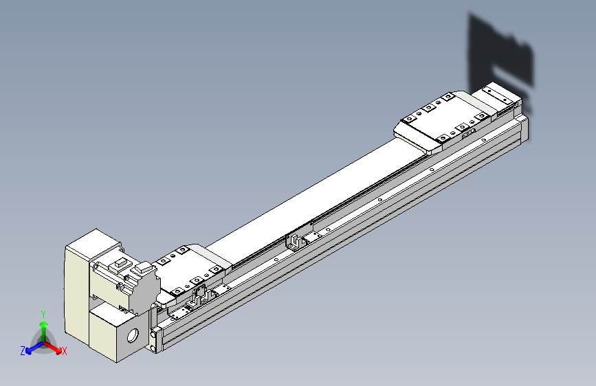 TPA GCBS系列带式直线轴双滑块型-TPA-GCBS-80-P60-L175-LU-M20-N3