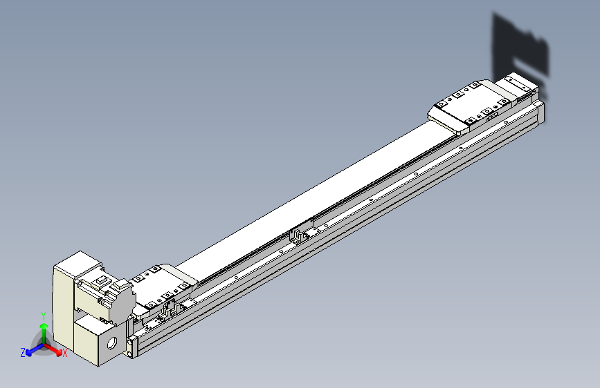 TPA GCBS系列带式直线轴双滑块型-TPA-GCBS-80-P60-L275-LU-M20-N3