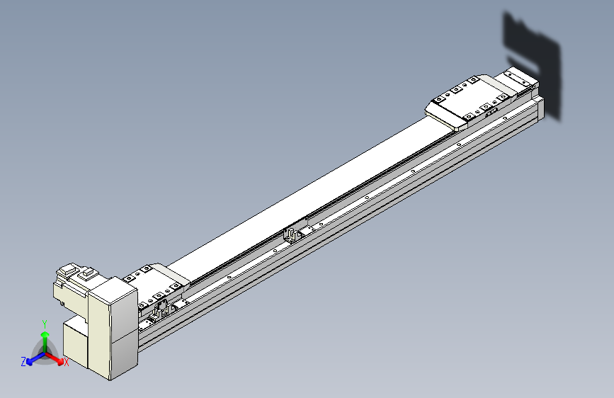 TPA GCBS系列带式直线轴双滑块型-TPA-GCBS-80-P60-L275-RU-M20-N3