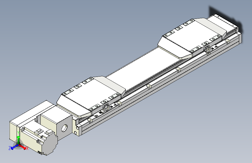 TPA GCBS系列带式直线轴双滑块型-TPA-GCBS-150-P80-L125-QL-M75-N3