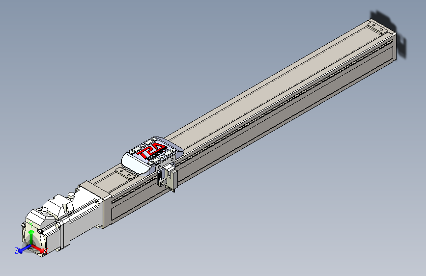 TPA HCR系列滚珠丝杠直线轴，带导轨全闭-TPA-HCR-40S-0802C-L300-M-Y-P10-N3