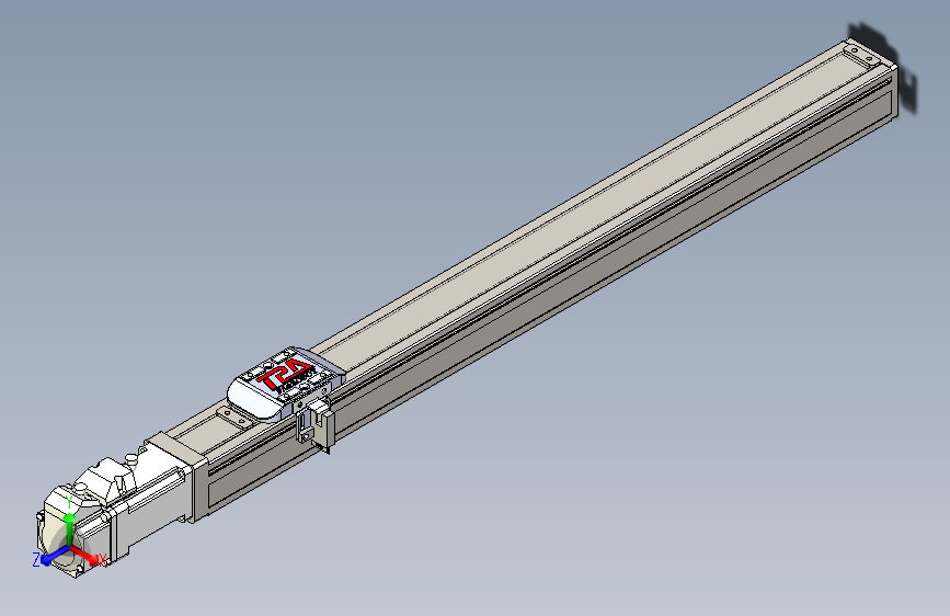 TPA HCR系列滚珠丝杠直线轴，带导轨全闭-TPA-HCR-40S-0802C-L420-M-Y-P10-N3