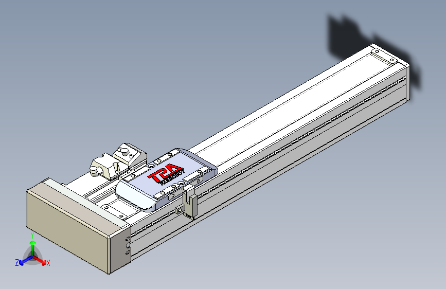 TPA HCR系列滚珠丝杠直线轴，带导轨全闭-TPA-HCR-50S-1210C-L220-ML-Y-P10-N3
