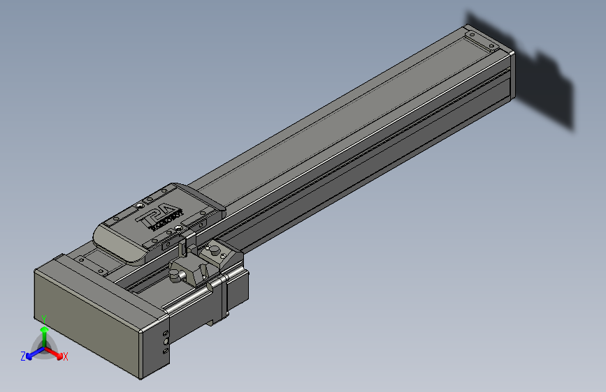 TPA HCR系列滚珠丝杠直线轴，带导轨全闭-TPA-HCR-50S-1210C-L260-MR-C-P10-N3