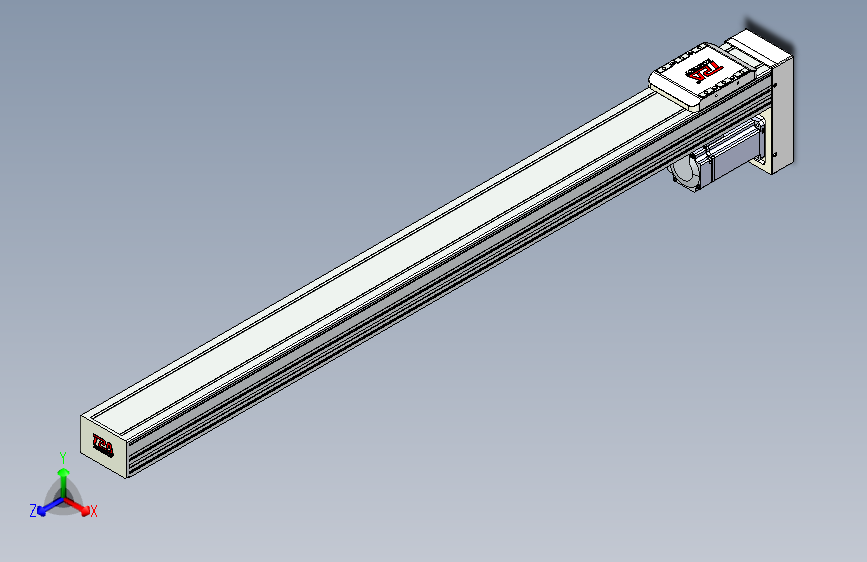 TPA HCR系列滚珠丝杠直线轴，带导轨全闭-TPA-HCR-85D-1610C-L1000-MP-C-P20-N3
