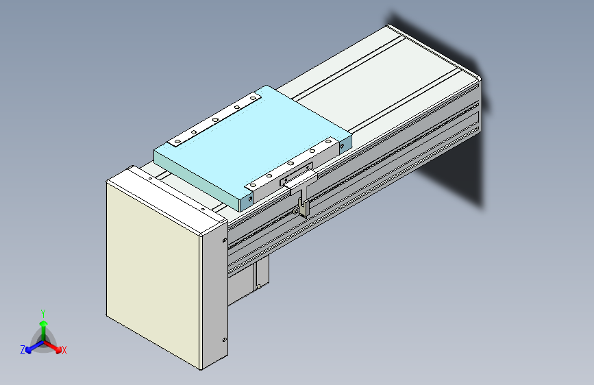 TPA HCR系列滚珠丝杠直线轴，带导轨全闭-TPA-HCR-175D-2510C-L200-MP-Y-P75-N3