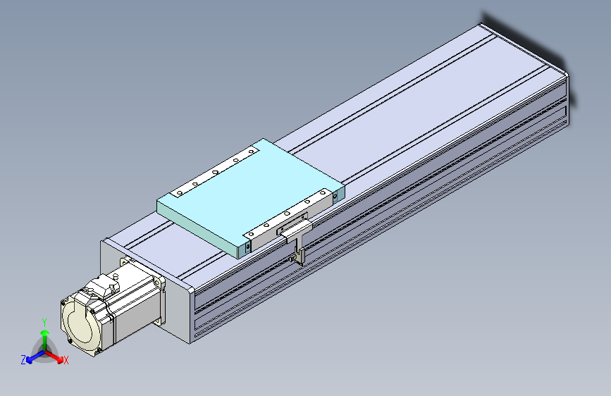 TPA HCR系列滚珠丝杠直线轴，带导轨全闭-TPA-HCR-175D-2510C-L400-M-C-P75-N3