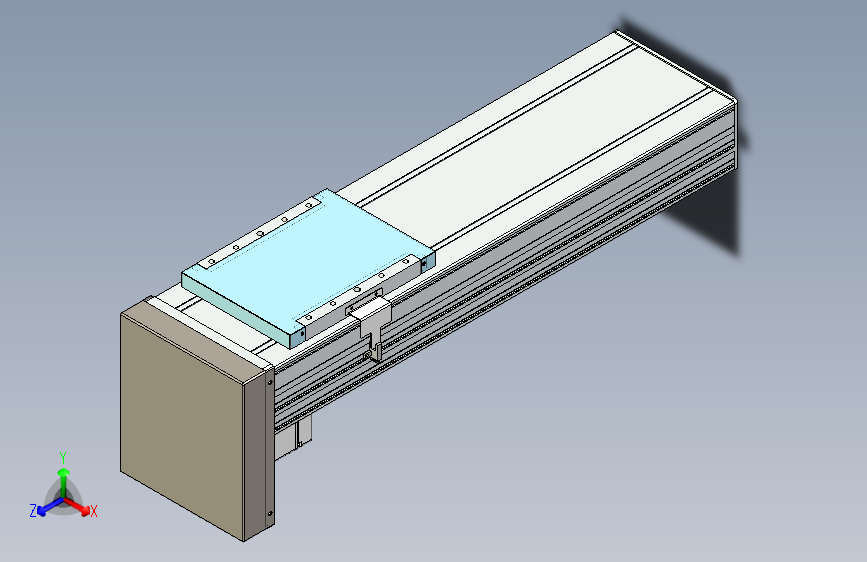 TPA HCR系列滚珠丝杠直线轴，带导轨全闭-TPA-HCR-202D-2510C-L450-MP-Y-P75-N3