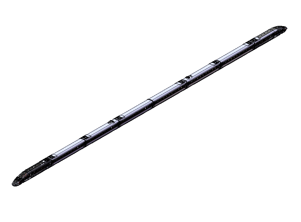 标准动车组模型 CR400AF 8 列编组