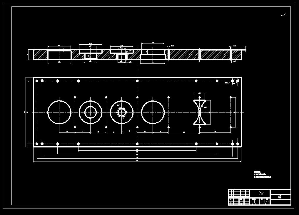 端盖级进模(CAD图+UG三维+工作动画)