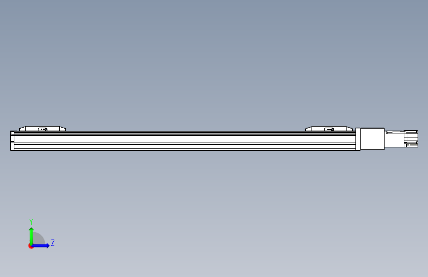 TPA GCRS系列滚珠丝杠直线轴，带双滑块和内置导轨-TPA-GCRS-50-1205C-L275-M-M10-N3