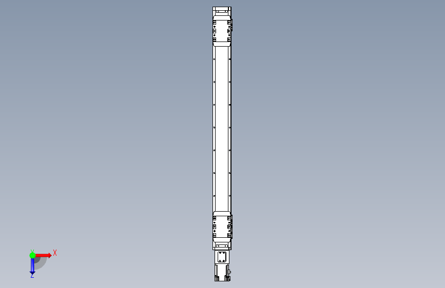 TPA GCRS系列滚珠丝杠直线轴，带双滑块和内置导轨-TPA-GCRS-80-1610C-L325-M-M20-N3_STEP_模型图纸下载 ...