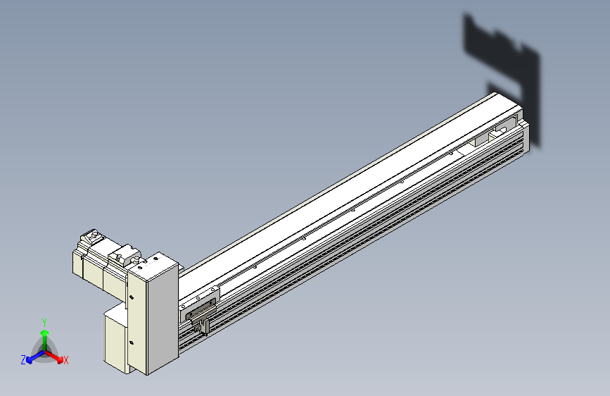 TPA HNB系列皮带直线轴半封闭可选导轨-TPA-HNB-85S-90-L550-RU-C-P20-N3