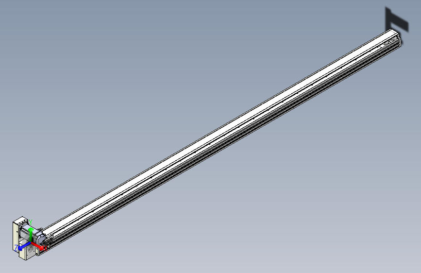 TPA HNB系列皮带直线轴半封闭可选导轨-TPA-HNB-85S-90-L2300-LU-C-P20-N3