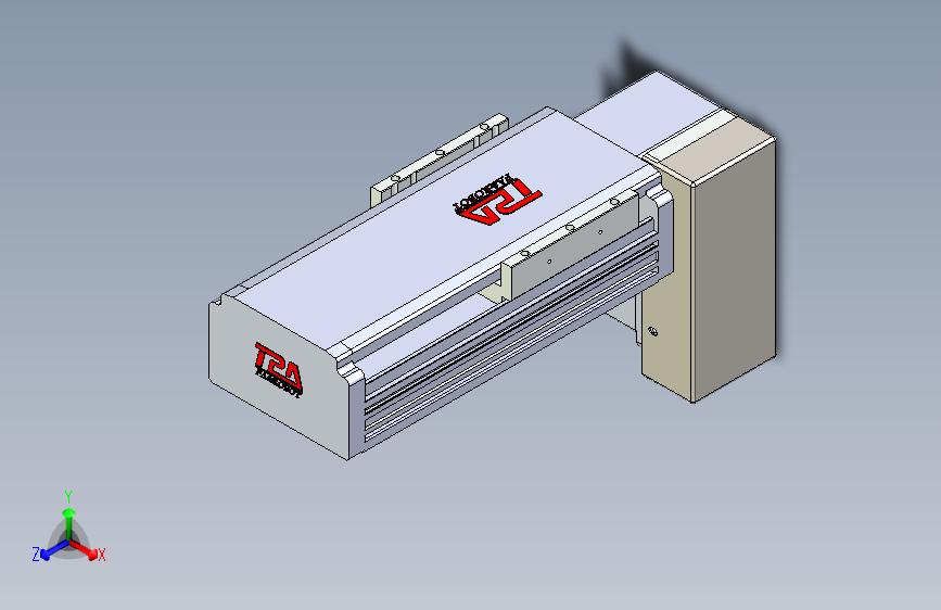 TPA HNB系列皮带直线轴半封闭可选导轨-TPA-HNB-110D-90-L50-LP-Y-P40-N3