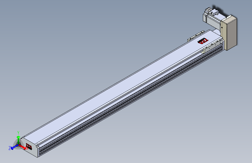 TPA HNB系列皮带直线轴半封闭可选导轨-TPA-HNB-110D-90-L1000-LU-Y-P40-N3